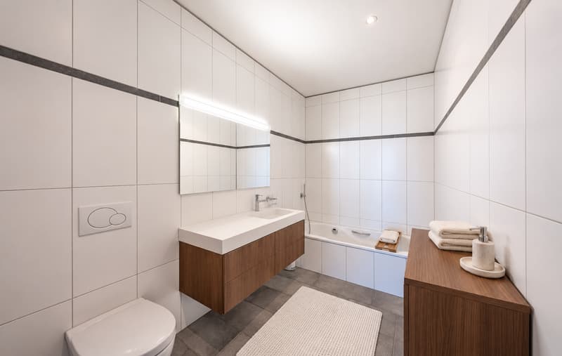 Zeitloses Badezimmer