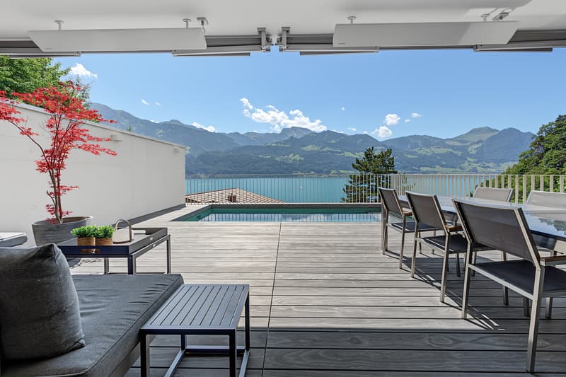 Terrasse mit Seeblick