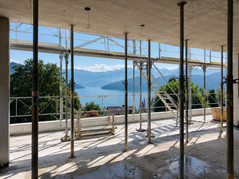 Exclusive new apartment with single-family house character and unobstructable lake and mountain view (7)