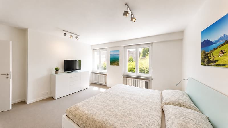 Wohnen in Weggis mit privatem Seeanstoss – attraktive Terrassenwohnung am Vierwaldstättersee (8)