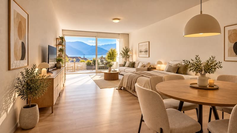 Ihr eigener Rückzugsort am Vierwaldstättersee – Studio mit Terrasse und Seesicht in Weggis (7)
