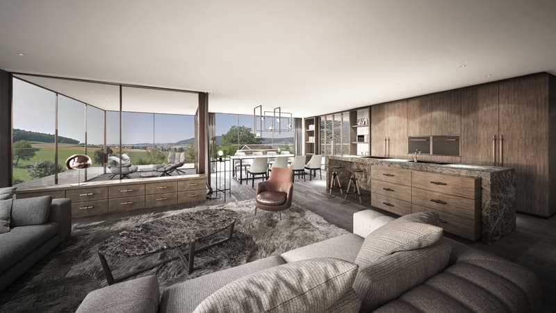 4.5-Zimmer Neubauwohnung mit Weitsicht in Reinach AG (5)