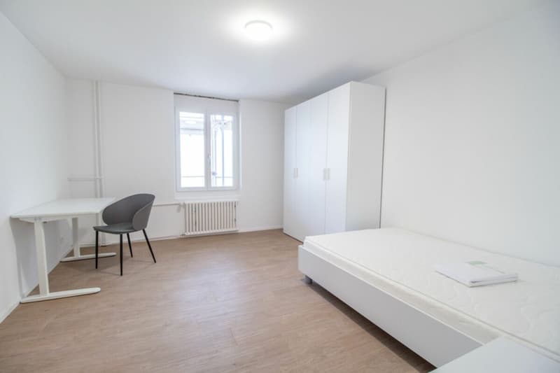 Chambres meublées et rénovées dans des appartements partagés - idéales pour les étudiants ou les célibataires (2)