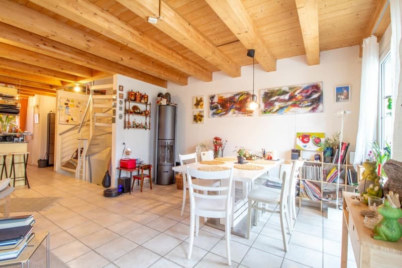 Maison de rangée de 5,5 pièces avec grand grenier utilisable (1)