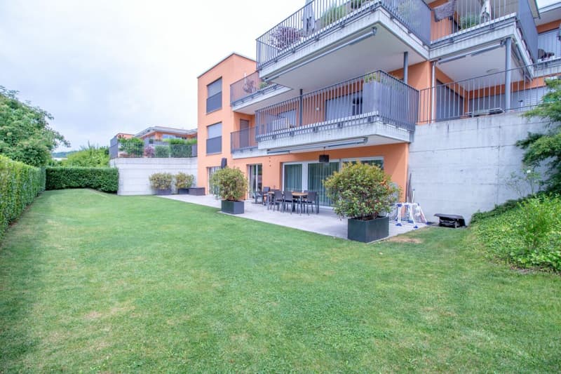 Modern and bright 3.5-room garden apartment in tax-friendly Winkel (1)