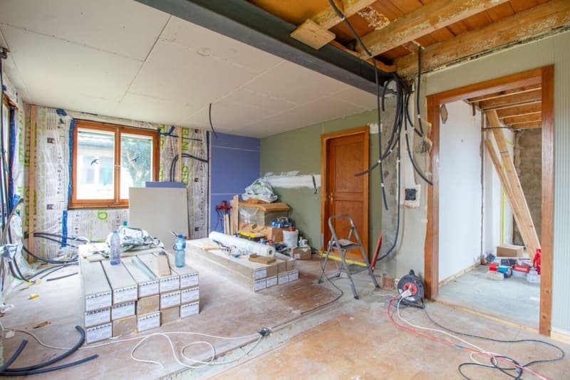 Freistehendes Einfamilienhaus mit Potenzial, separater grossen Werkstatt-/Garagengebäude (21)