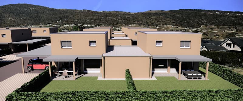 Nouvelle construction -  Villa 2.5pces à 3977 Granges (1)