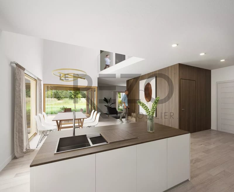 Magnifique maison d'architecte jumelée à Vétroz (2)