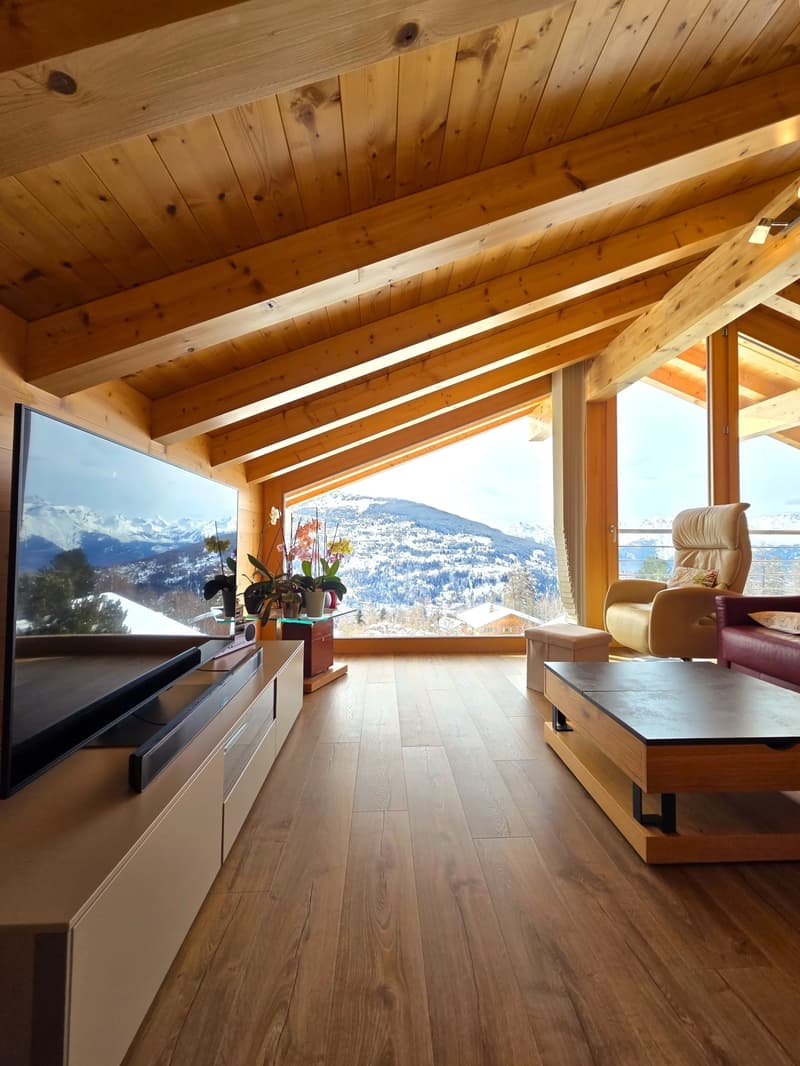 Magnifique chalet moderne - Vue panoramique - Mase Val-d'Hérens (7)