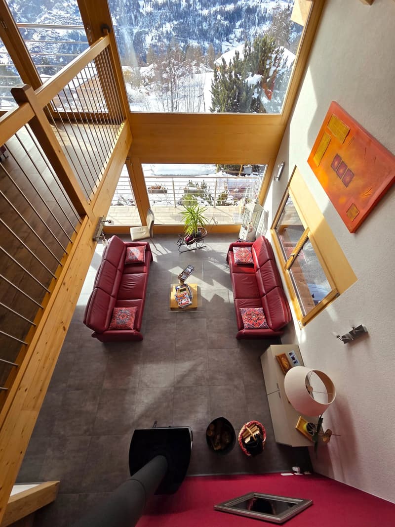 Magnifique chalet moderne - Vue panoramique - Mase Val-d'Hérens (8)
