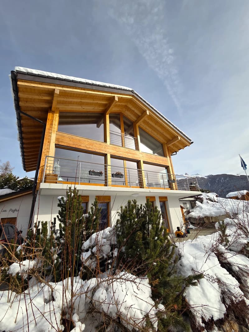 Magnifique chalet moderne - Vue panoramique - Mase Val-d'Hérens (10)