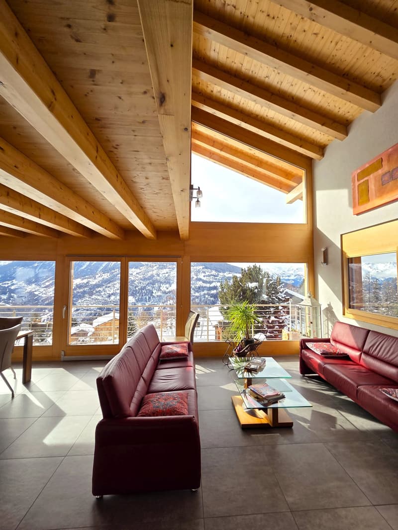Magnifique chalet moderne - Vue panoramique - Mase Val-d'Hérens (2)