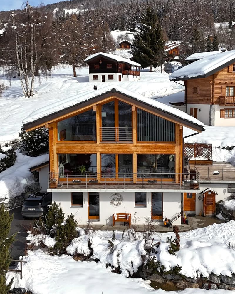 Magnifique chalet moderne - Vue panoramique - Mase Val-d'Hérens (1)