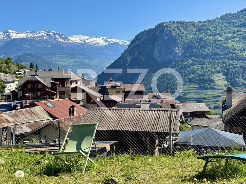 Village house with superb panoramic view. Vex, Val d'Hérens (2)