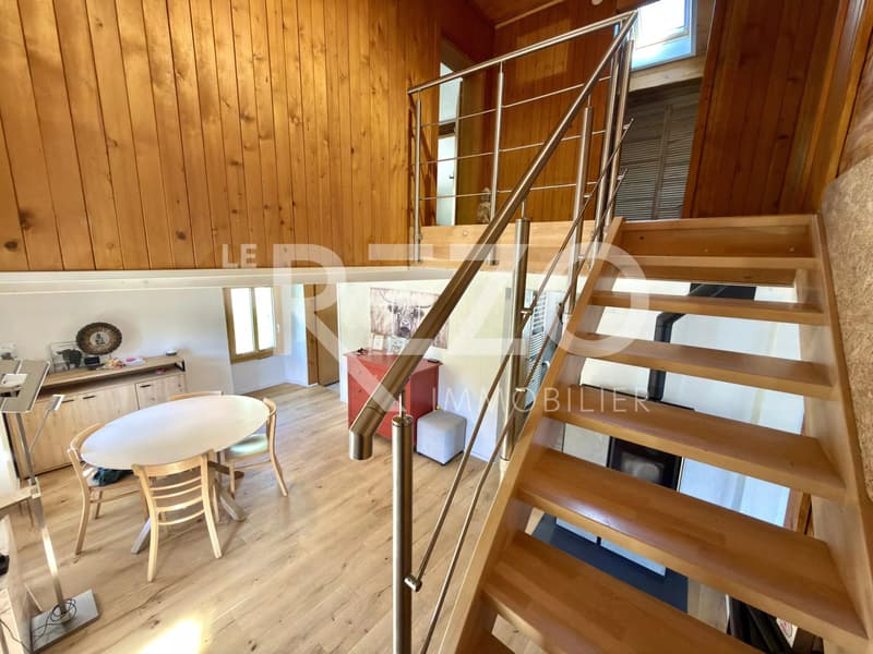 Village house with superb panoramic view. Vex, Val d'Hérens (9)