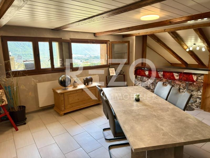 Quirky village house with superb panoramic view! Ollon, Cran-Montana, VS (5)