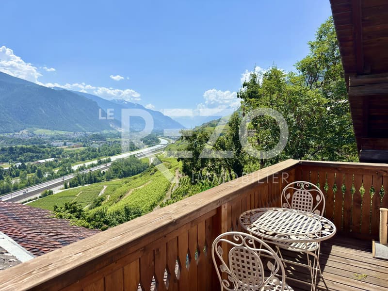 Quirky village house with superb panoramic view! Ollon, Cran-Montana, VS (1)