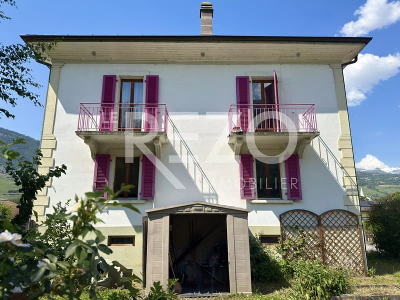 Spacieuse maison familale avec jardin arboré - 3977 Granges, Sierre. (1)
