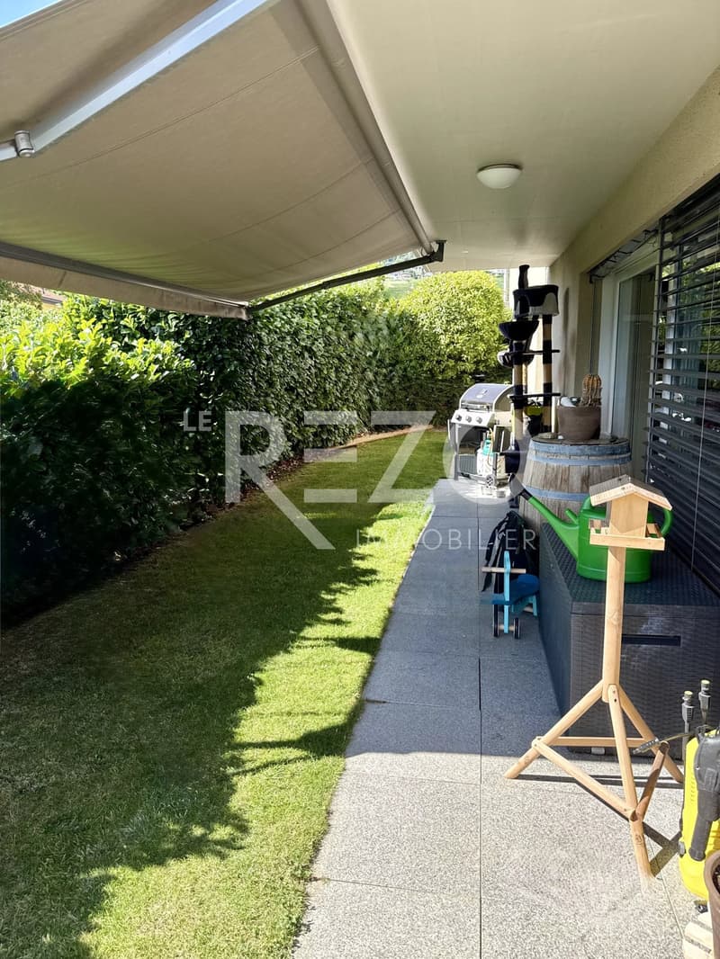 Superbe appartement de 3,5p avec grande terrasse, jardin et vue panoramique. SAVIÈSE, VS (6)
