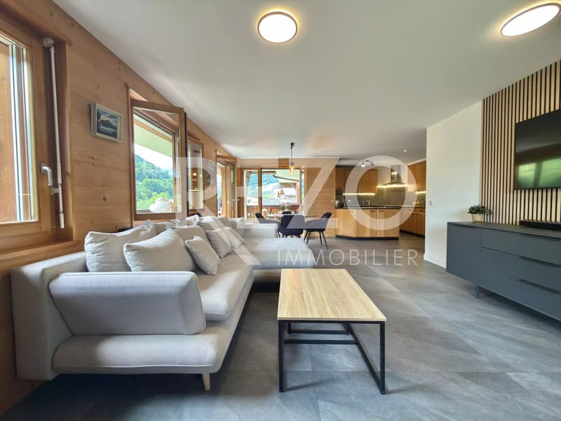 Appartement de 4,5 pièces avec grand balcon et vue panoramique. Troistorrents, VS (5)