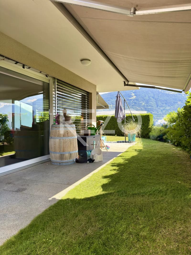 Superbe appartement de 3,5 pièces avec grande terrasse, jardin et vue panoramique. SAVIÈSE, VS (9)