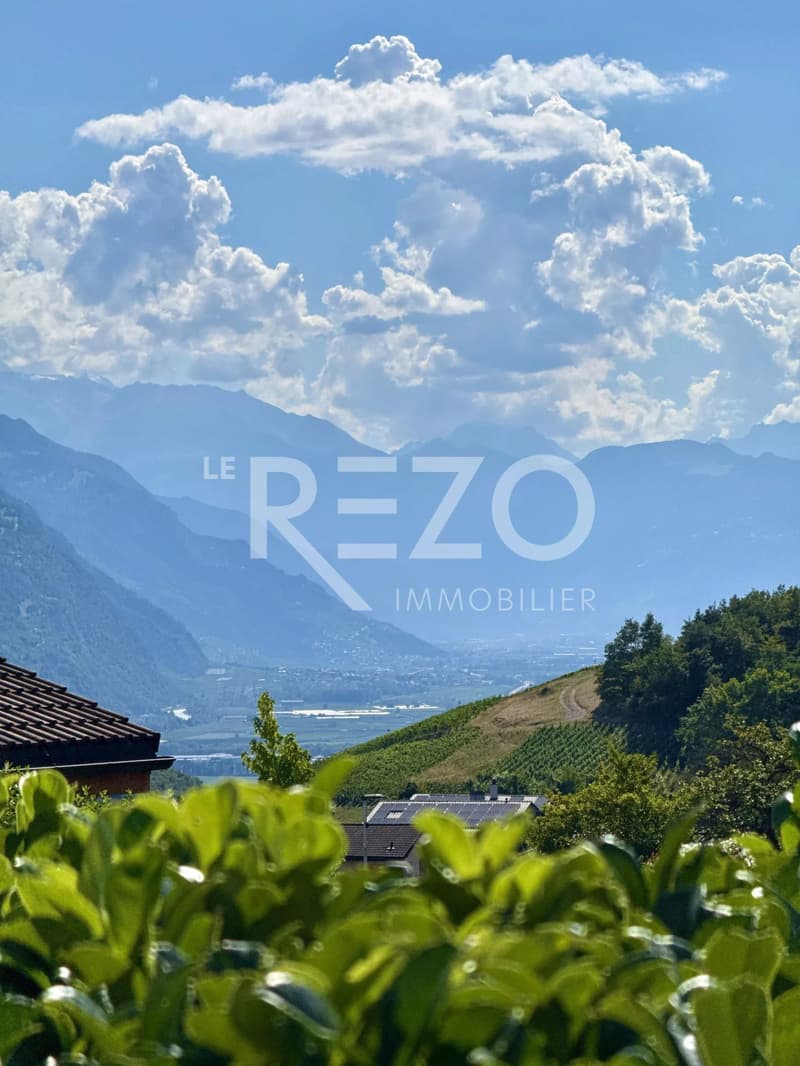 Superbe appartement de 3,5 pièces avec grande terrasse, jardin et vue panoramique. SAVIÈSE, VS (5)