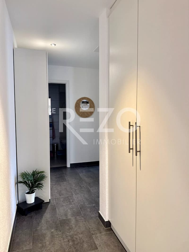 Confortable appartement de 3,5 pièces avec jardin. Vétroz, VS. (9)