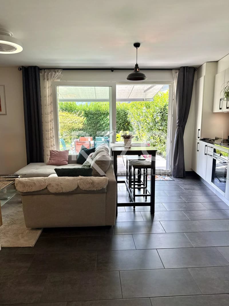 Confortable appartement de 3,5 pièces avec jardin. Vétroz, VS. (5)
