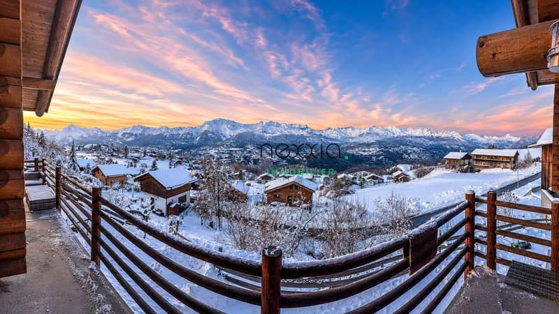 Magnifique chalet avec vue panoramique à Nax (13)