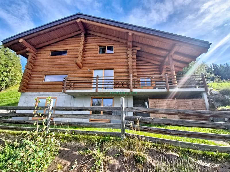 Magnifique chalet avec vue panoramique à Nax (1)