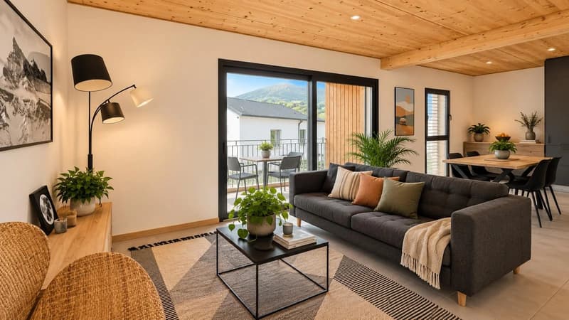 Superbe 3,5 pièces traversant de 91 m² avec terrasse et vue dégagée ? Bramois (6)
