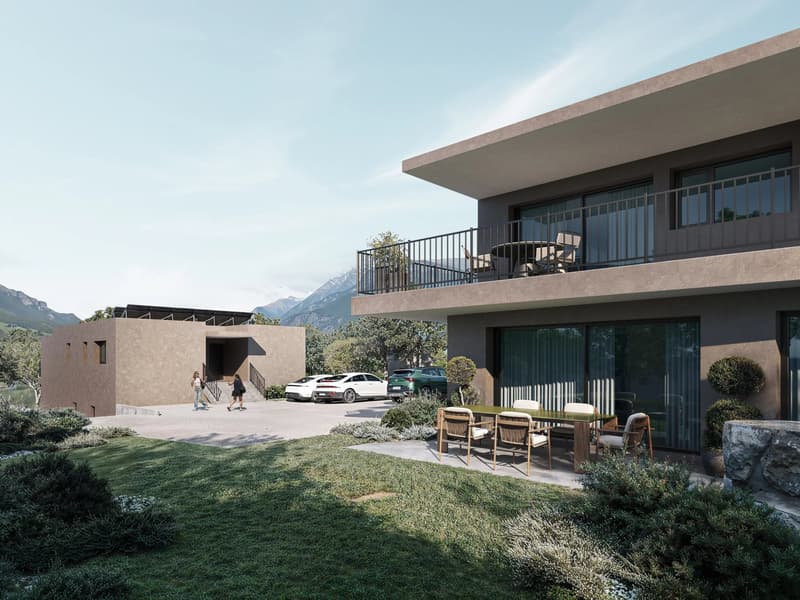 RÉSIDENCE LADARAÏ à Riddes ? Superbe 3.5 pièces neuf au rez-de-chaussée avec terrasse de 30 m² ! (3)