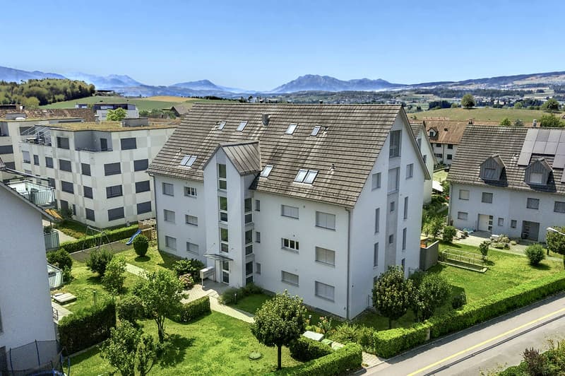 Grosszügige Dach-Maisonettewohnung mit Südwestterrasse und Alpensicht (1)