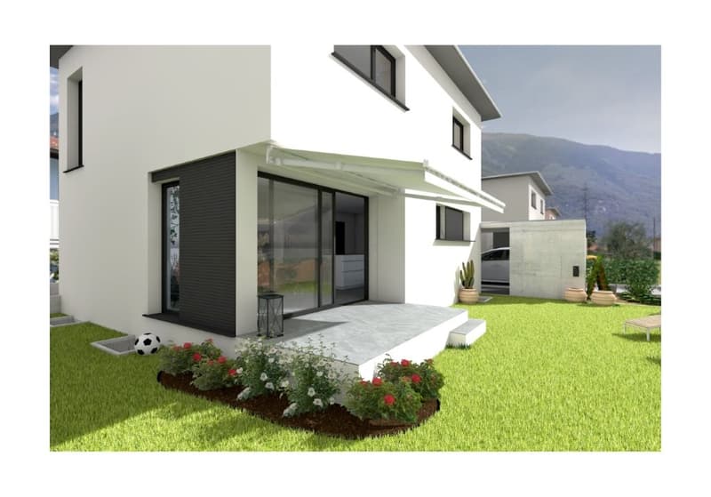 Villa unifamiliale moderne avec jardin à construire (2)