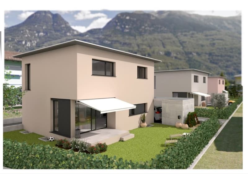 Villa unifamiliale moderne avec jardin à construire (6)