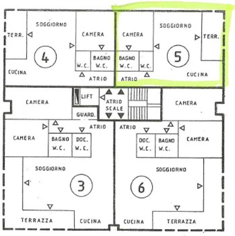 Breganzona 2,5 Zimmer, geräumige und helle Wohnung (12)