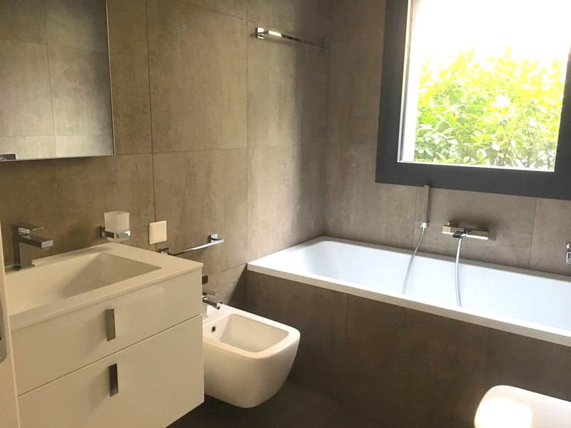 Pregassona, elegantes 4,5-Zimmer-Wohnung mit Garten (12)