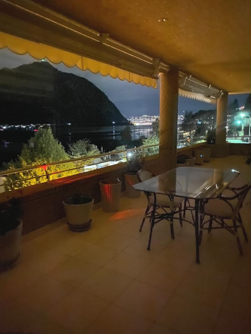 Atemberaubendes 4,5-Zimmer-Dachapartment mit Seeblick in Bissone (14)
