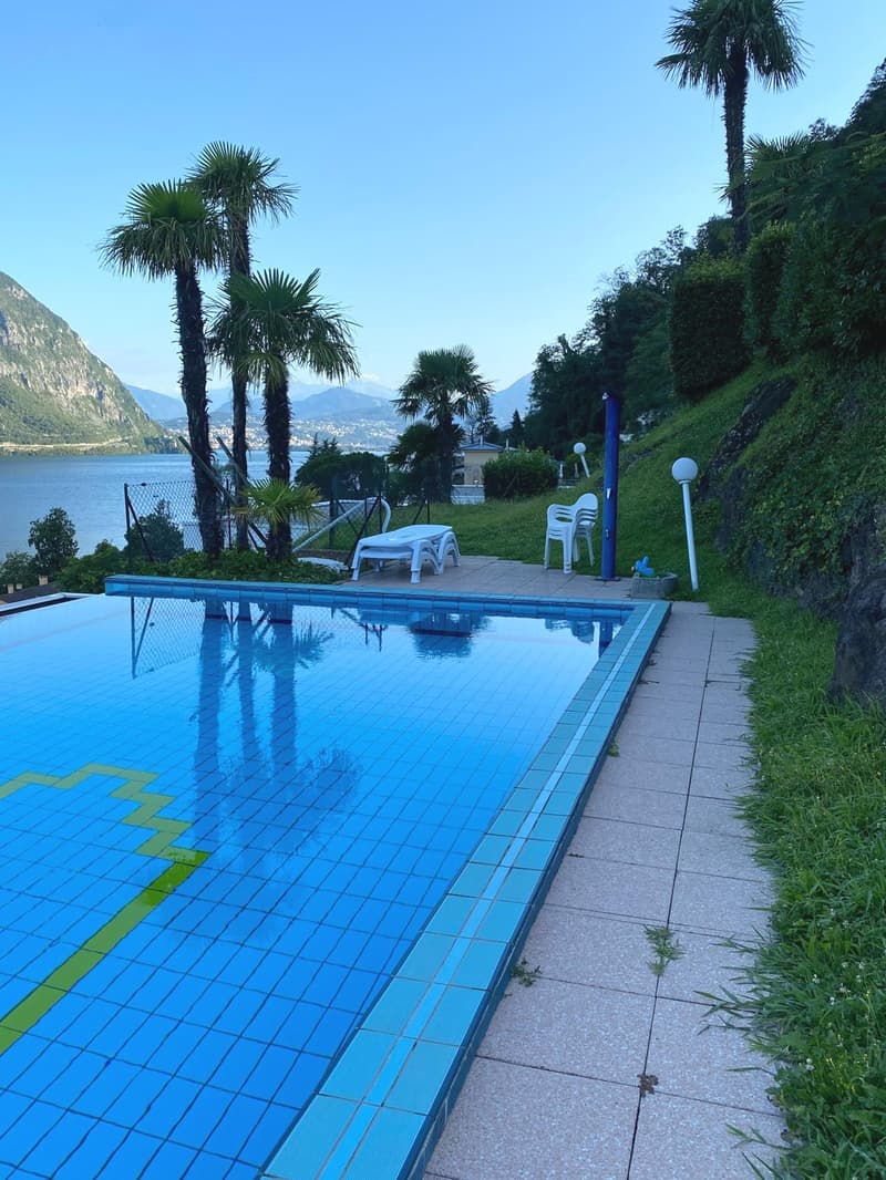 Atemberaubendes 4,5-Zimmer-Dachapartment mit Seeblick in Bissone (20)