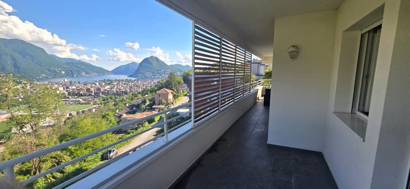Appartamento con vista lago a Porza (17)