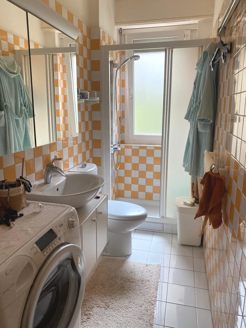 Appartement confortable de 4 pièces avec vue partielle sur le lac (12)
