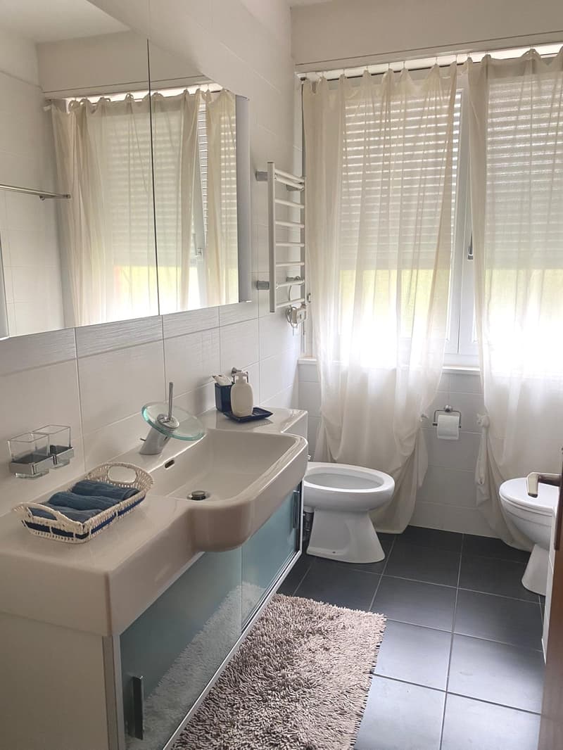 Appartement confortable de 4 pièces avec vue partielle sur le lac (13)