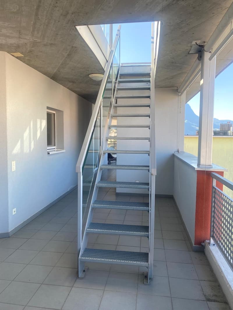 Unique, furnished attic penthouse, modern and bright with roof garden (21)
