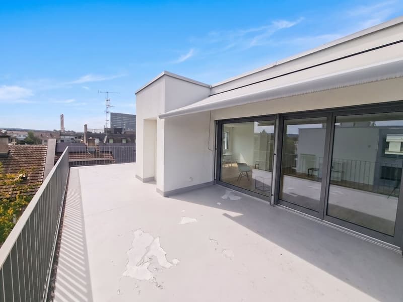 Bright 5-room attic apartment with a view in Basel for rent (8)