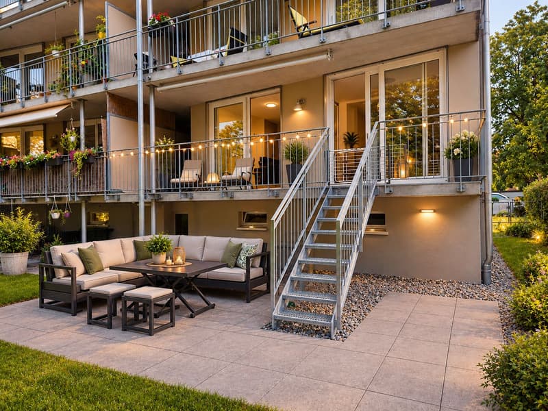 Grosse 2.5 Garten Wohnung in Riehen (1)