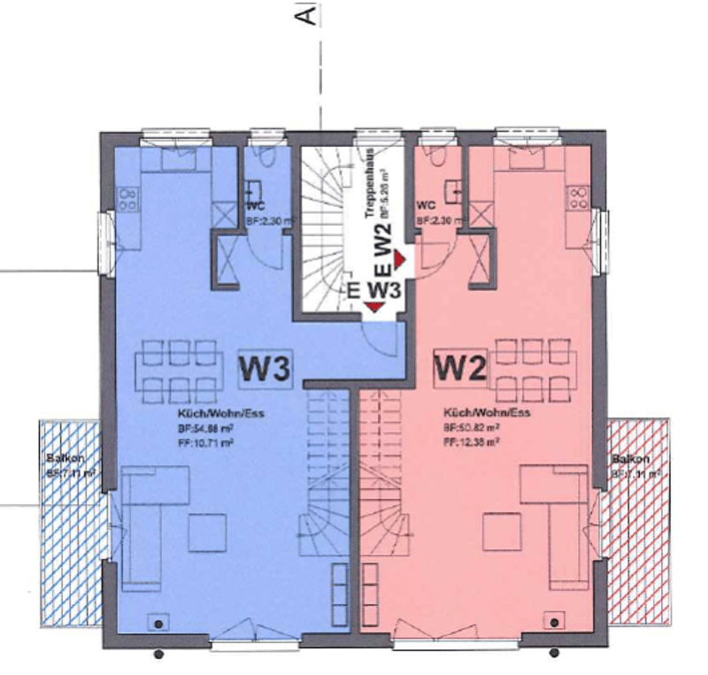 Grosszügige 4.5-Zimmer-Maisonette mit zwei Balkonen und Weitsicht an ruhiger Lage (11)
