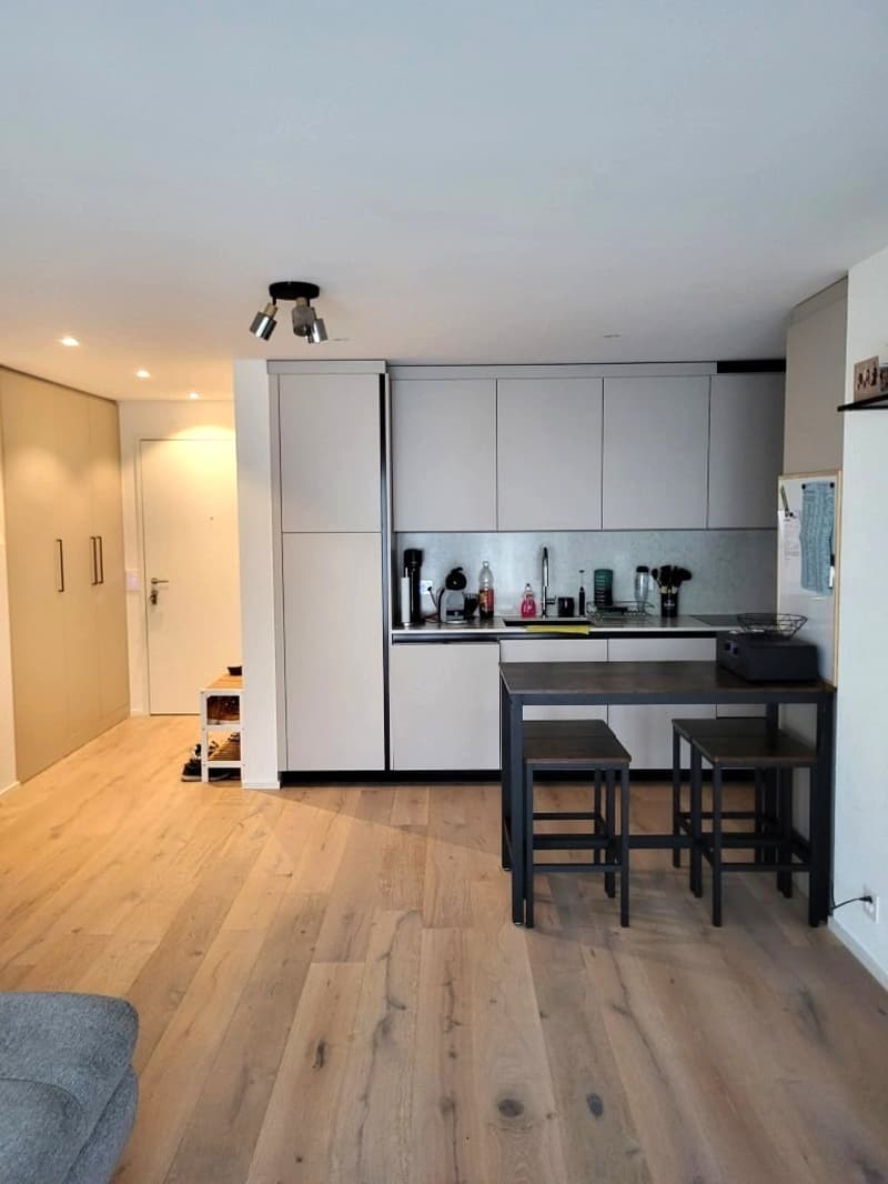 Bright, new luxurious 2½ room apartment (H2) on the ground floor with large seating area (8)