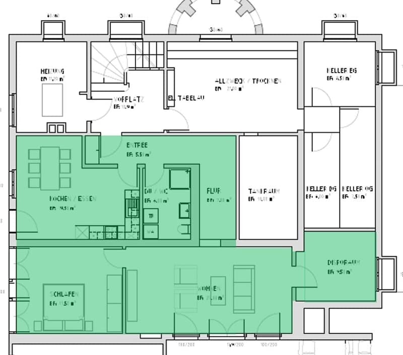 Tolle 2.5-Zimmer-Soussol-Wohnung in Villa in Aarburg (8)