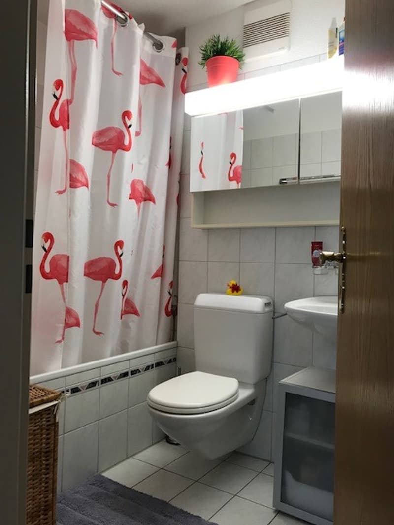 Nasszelle mit Badewanne