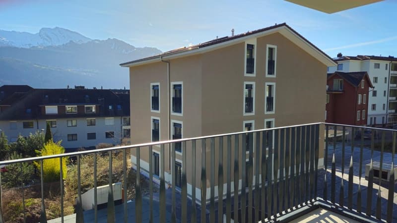 Helle, neue luxuriöse 3½ Zimmer Wohnung (E7) im DG mit grossem Balkon (6)